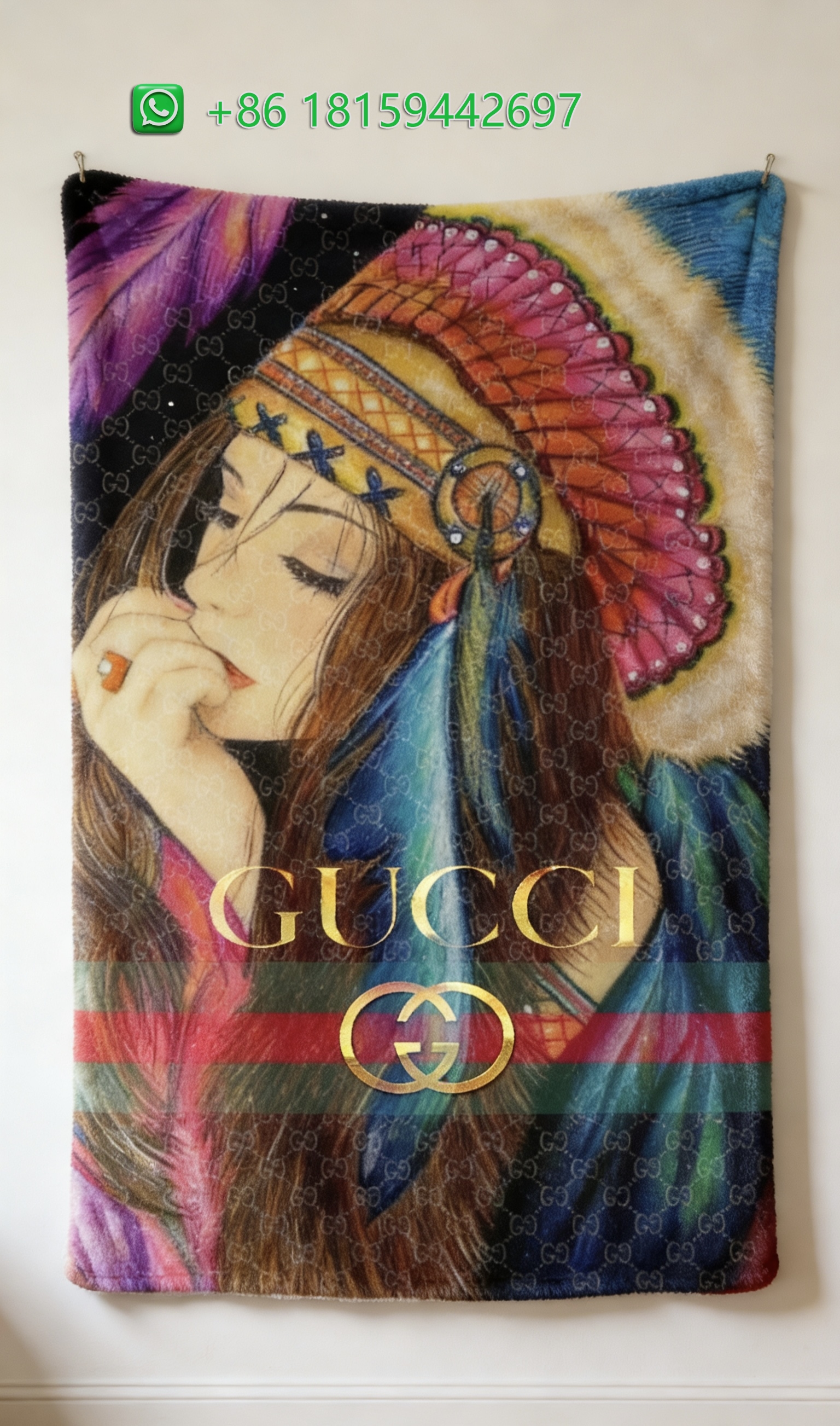 Gucci Throw Blankets